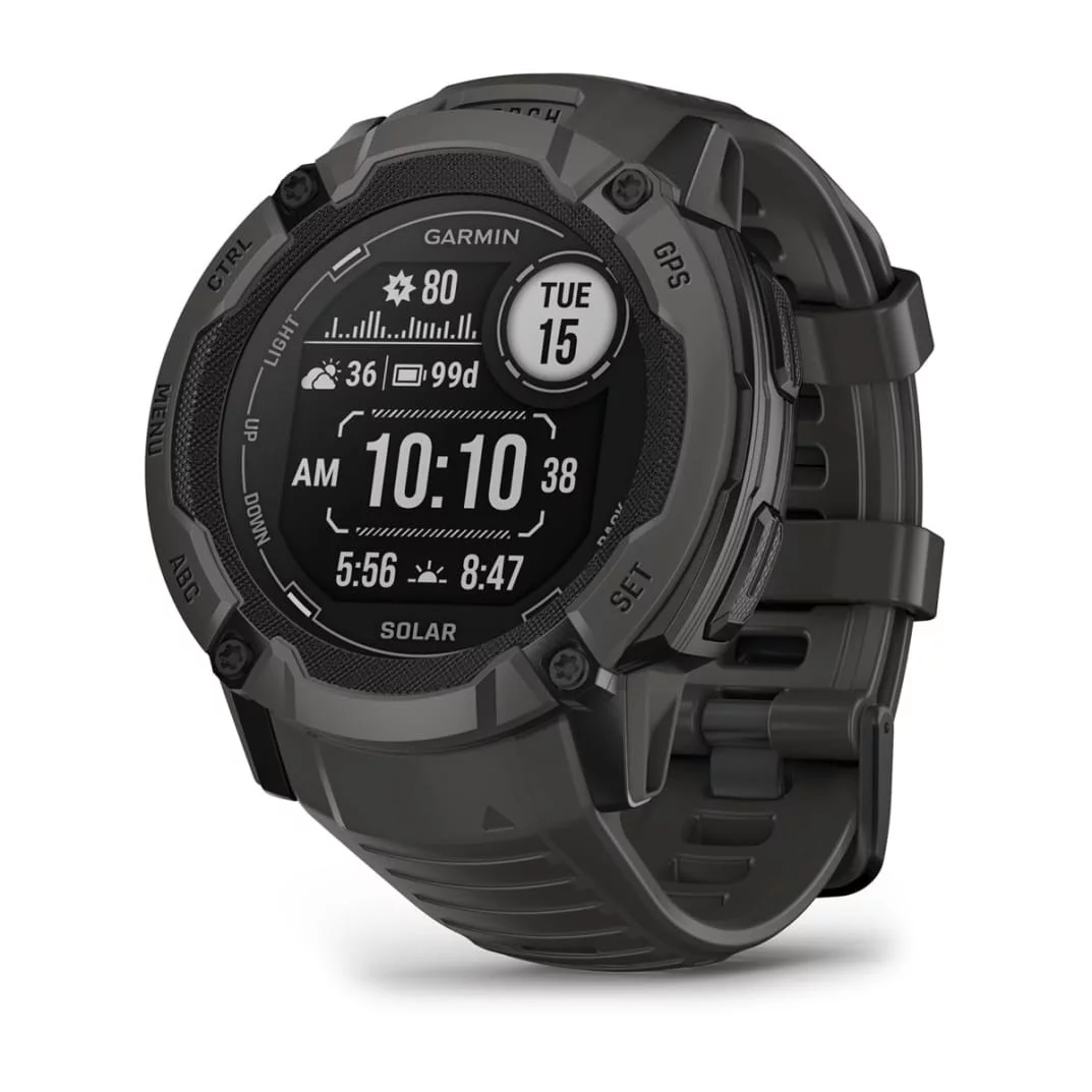 Zegarek sportowy GARMIN Smartwatch Instinct 2X SOLAR Grafitowy