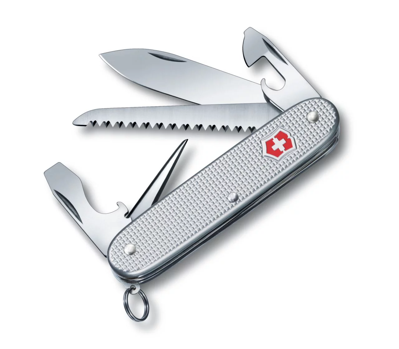 Scyzoryk Victorinox Farmer, 9 funkcji, dł.93mm, srebrny (0.8241.26)