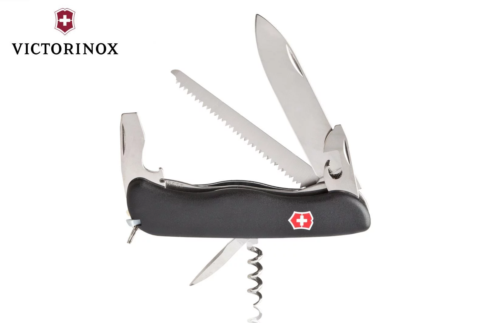 Zdjęcie produktu Scyzoryk Victorinox Forester, 12 funkcji, dł.111mm, czarny (0.8363.3)