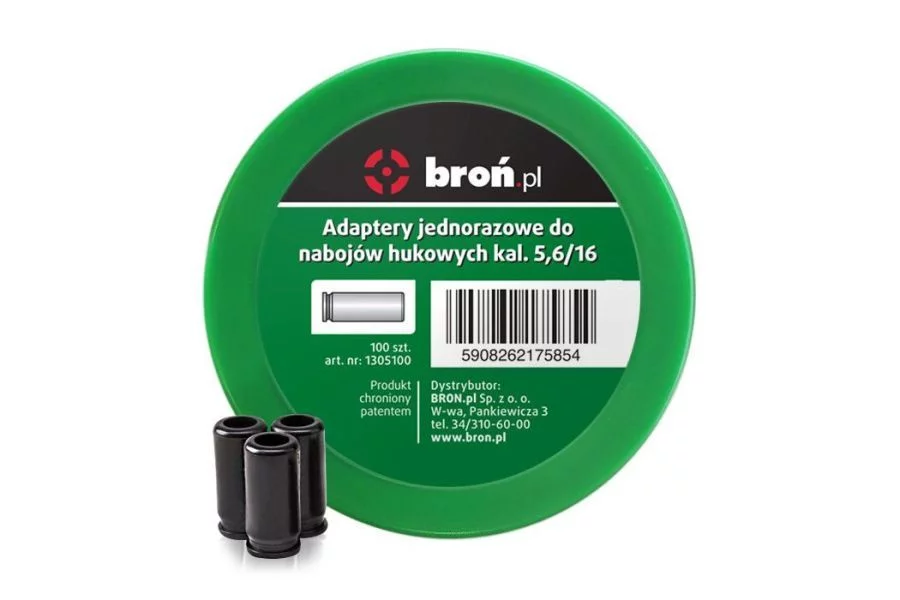 Zdjęcie produktu Adaptery jednorazowe do nabojów 5,6/16 do Phantoma, Fantoma - 100 sztuk
