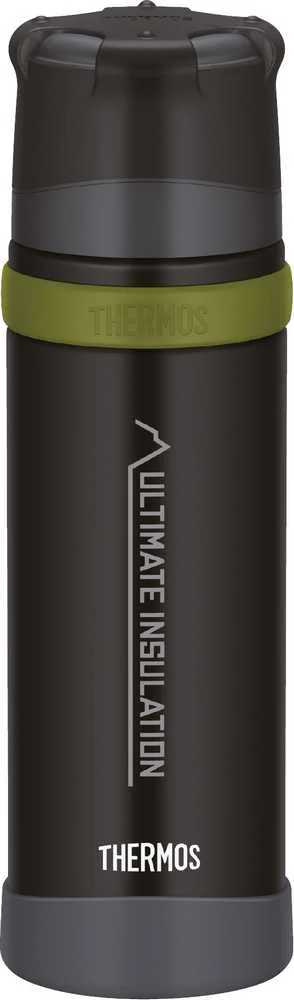 Termos z kubkiem - 500 ml - do warunków ekstremalnych THERMOS - czarny mat