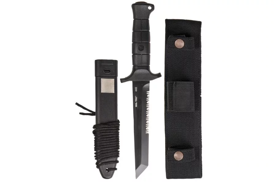 Zdjęcie produktu Nóż Mil-Tec German Combat Knife Black 2000, stal 440