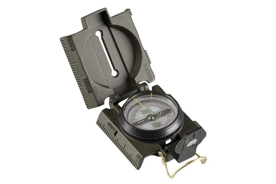 2x Kompas, Busola Mil-Tec US Metal z podświetleniem - Olive