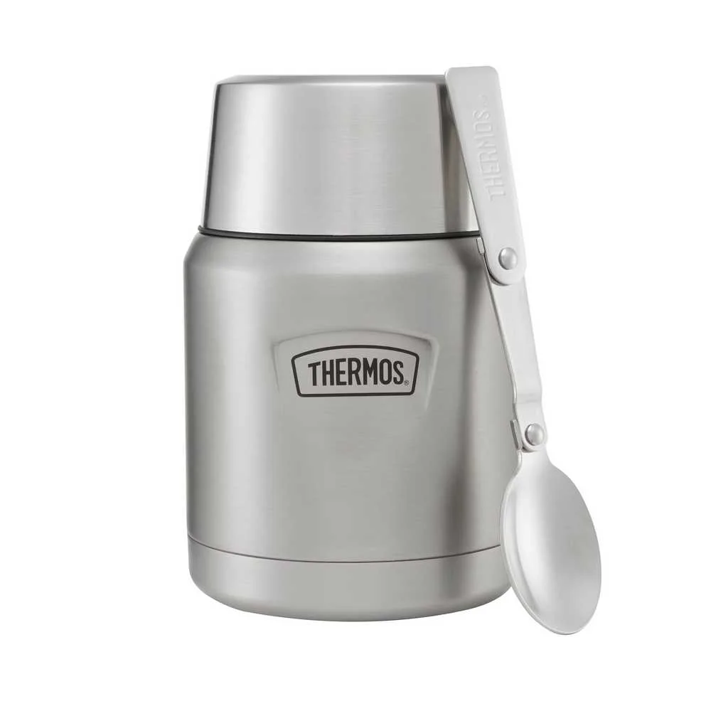 Termos na jedzenie 470 ml ze składaną łyżką i kubkiem THERMOS - stal nierdzewna