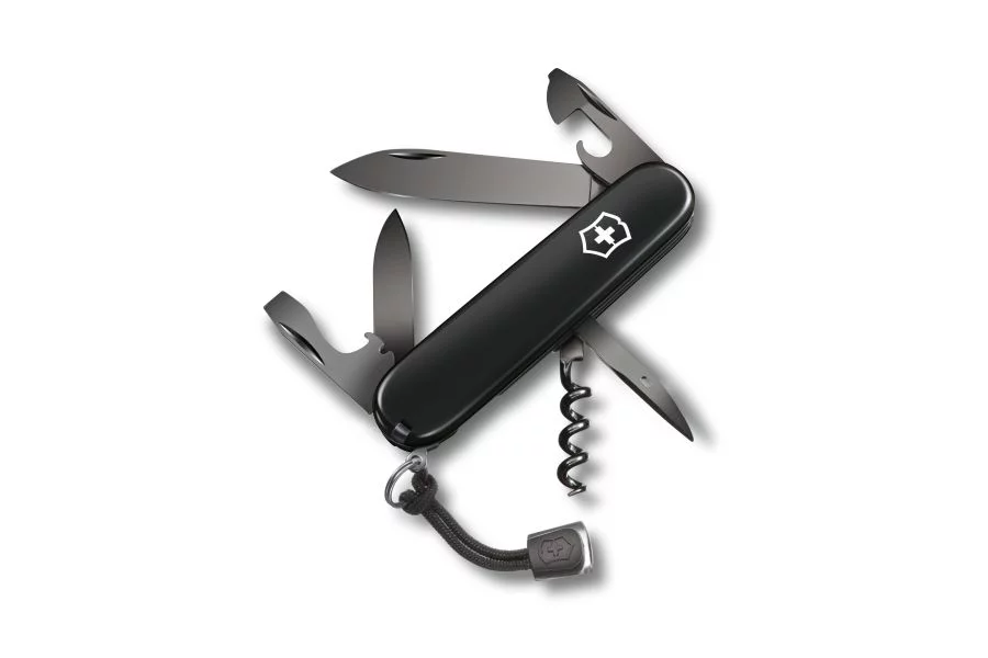 Zdjęcie produktu Scyzoryk Victorinox Spartan Onyx Black, 12 funkcji, dł.91 mm (1.3603.31P)