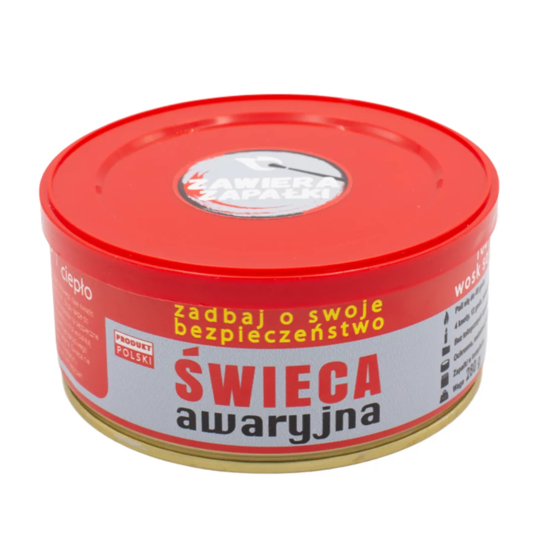 Zdjęcie produktu Świeca awaryjna przetrwania HASKE Pro 280g, 48h świecenia