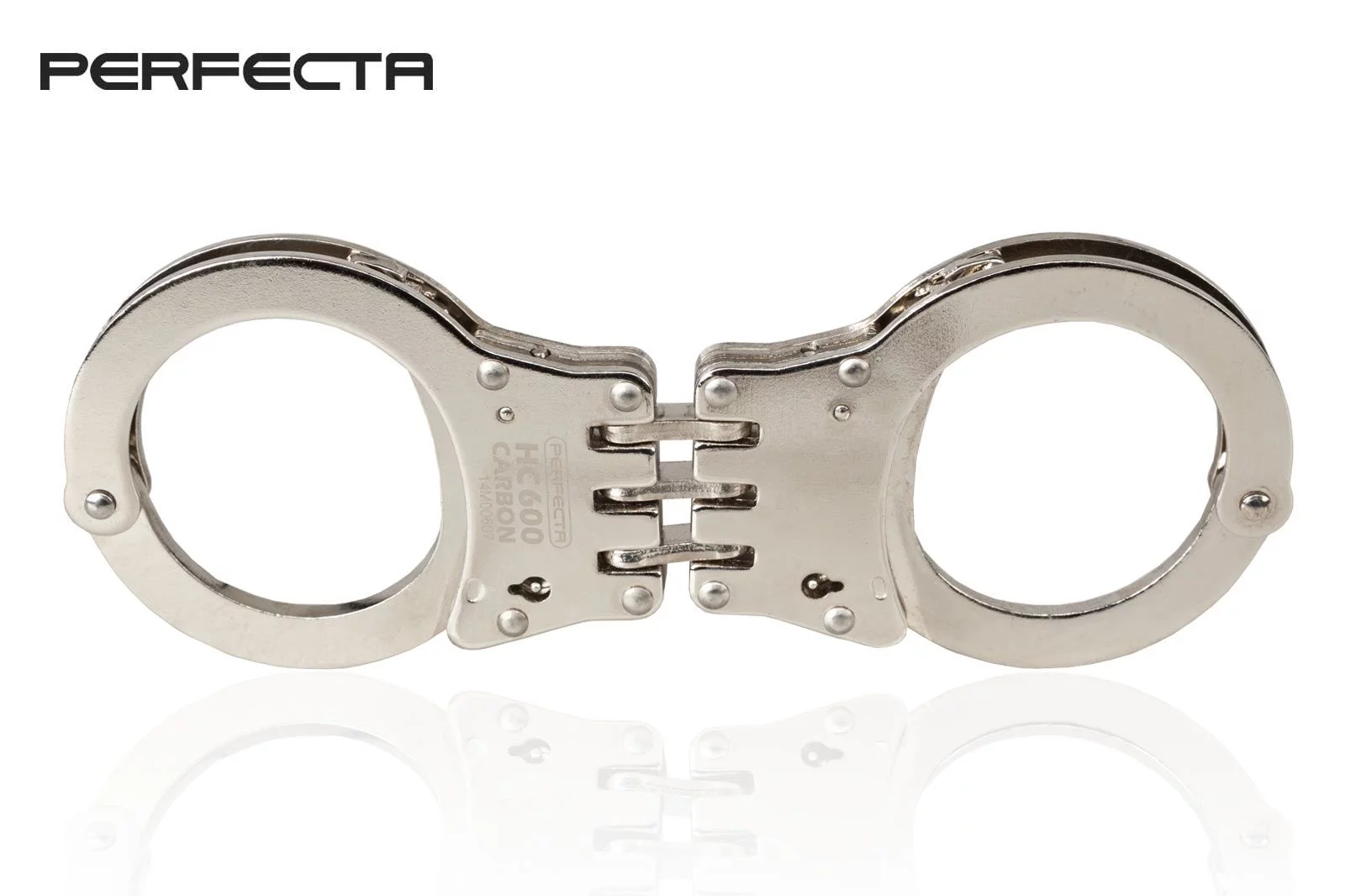 Kajdanki zawiasowe PERFECTA HC 600 carbon z kaburą (2.1710)
