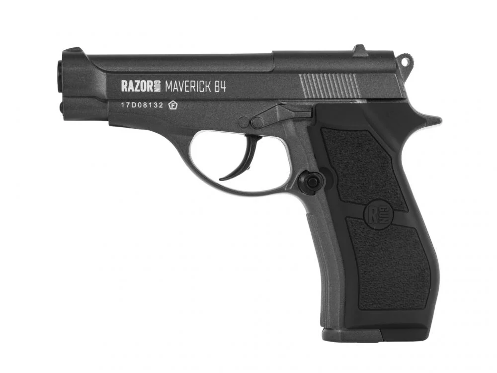 Zdjęcie produktu Pistolet wiatrówka RazorGun Maverick 84 Black 4,5 mm BB CO2mm (WC4-301B-KO)