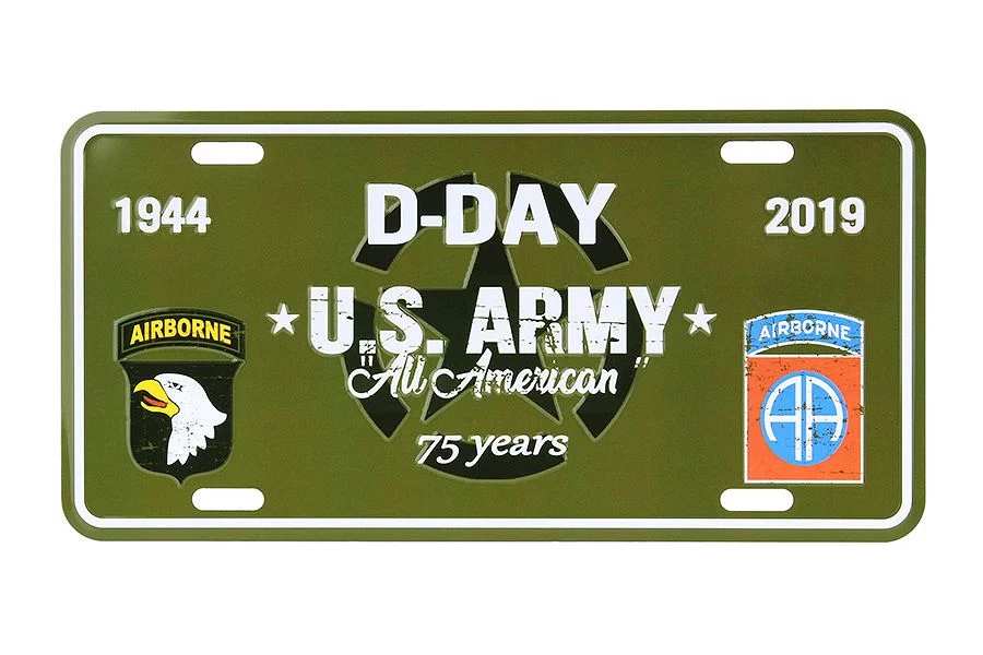 Zdjęcie produktu Tablica rejestracyjna D-Day U.S. Army