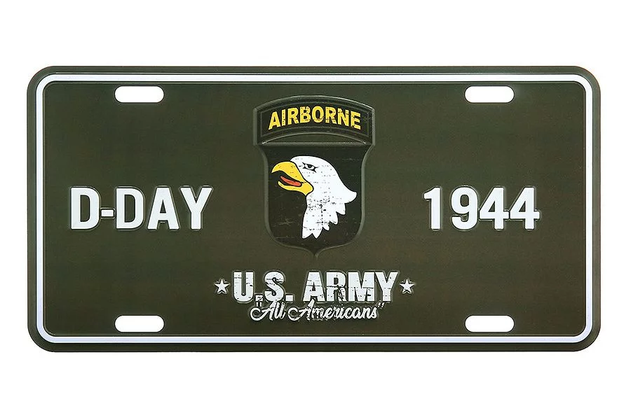 Tablica rejestracyjna D-Day 1944 101st Airborne