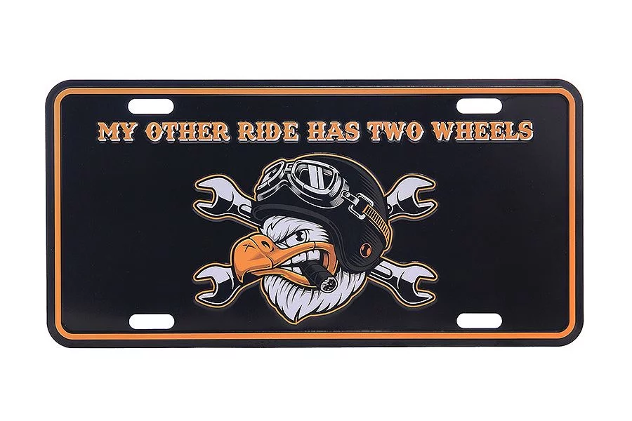 Tablica rejestracyjna My other Ride has 2 wheels