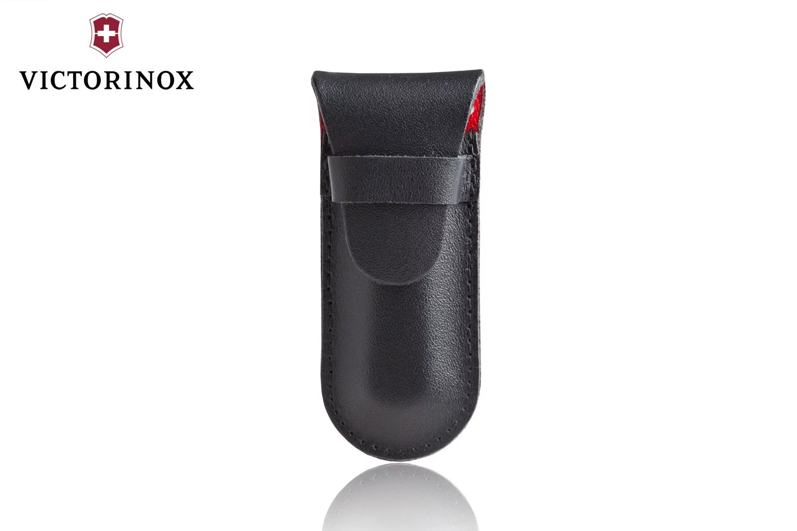 Zdjęcie produktu Etui na scyzoryki Victorinox, dł.91 mm, skóra, czarne (4.0636)