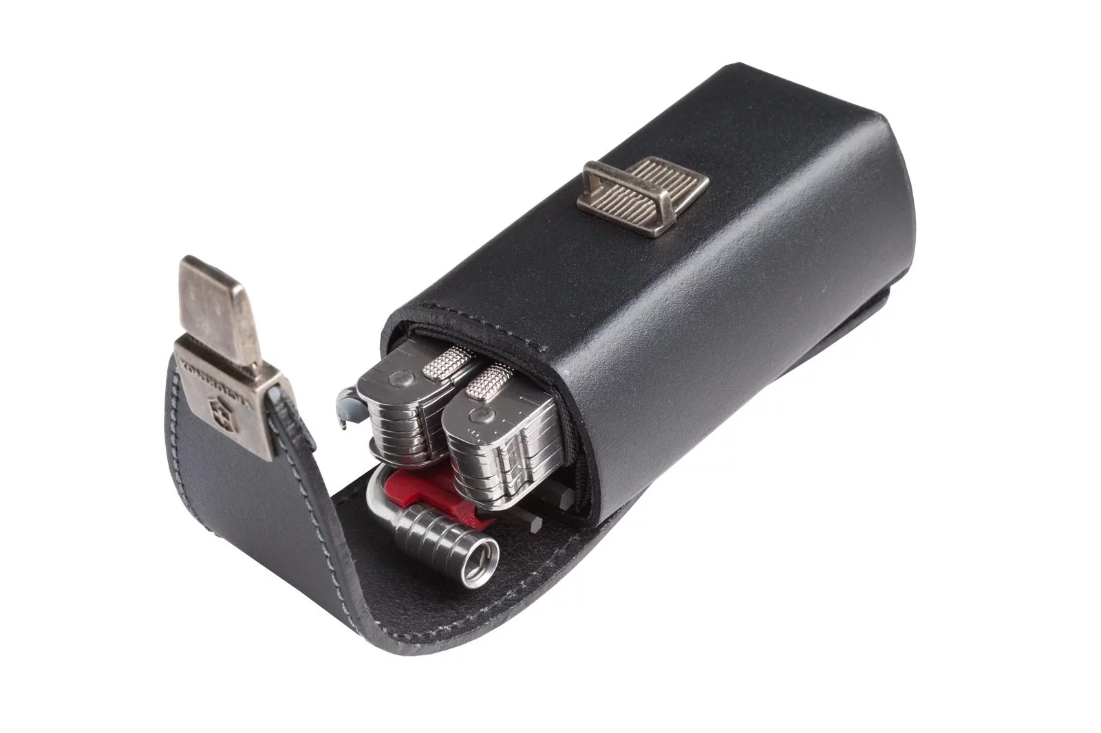 Zdjęcie produktu Etui na multitool Victorinox SwissTool CS Plus, skóra, czarne, z kieszonką na bity (4.0833.L2)