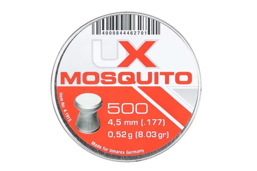 Zdjęcie produktu Śrut 4,5 mm Diabolo UMAREX Mosquito płaski molet. 500 szt. (4.1915.1)