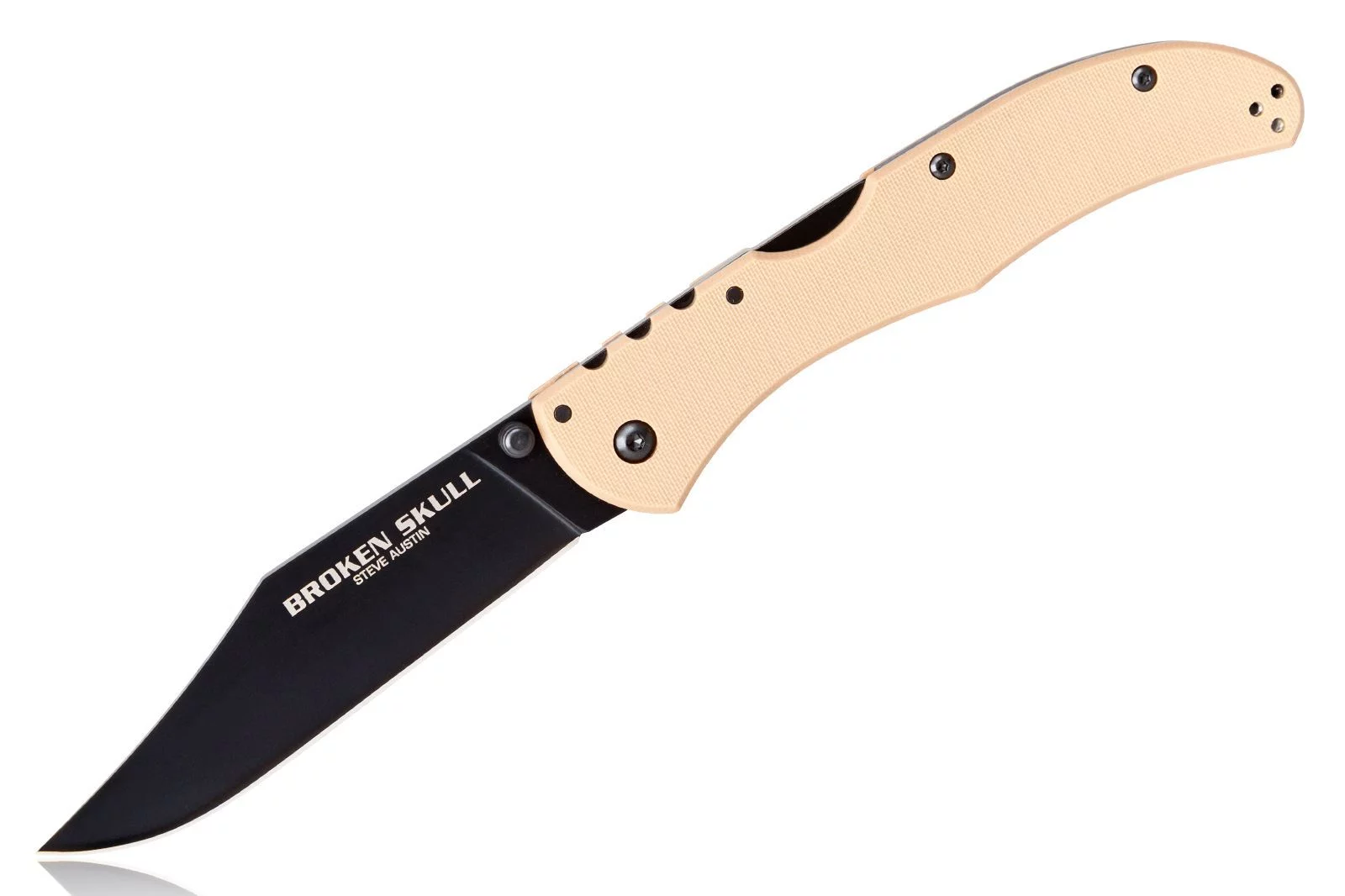 Zdjęcie produktu Nóż Cold Steel Steve Austin Broken Skull 2 Coyote Tan Plain Edge XHP