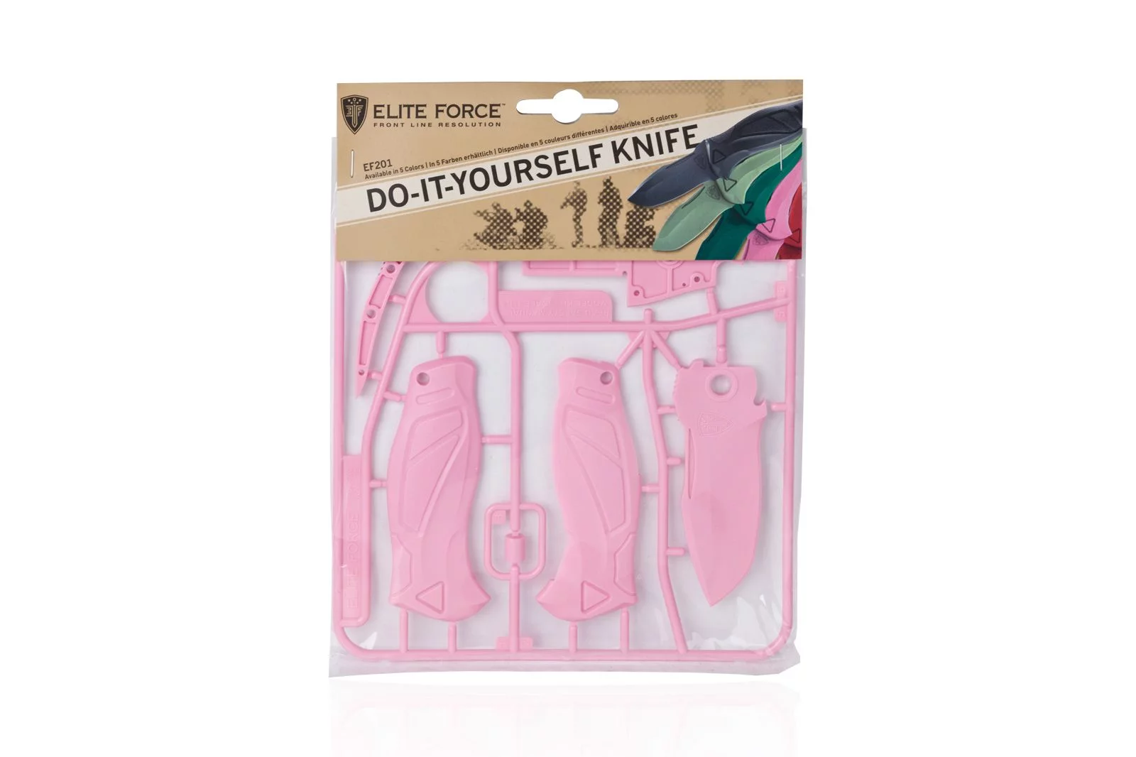 Zdjęcie produktu Nóż polimerowy Elite Force 201 różowy (5.0770-1d)