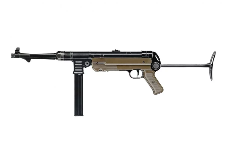 Zdjęcie produktu Pistolet wiatrówka UMAREX LEGENDS MP German maszynowy 4,5 mm BB CO2 BB Ekp<17J