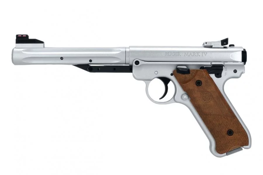 Zdjęcie produktu Pistolet wiatrówka Ruger Mark IV srebrny spr.kal.4,5mm Ekp<17J