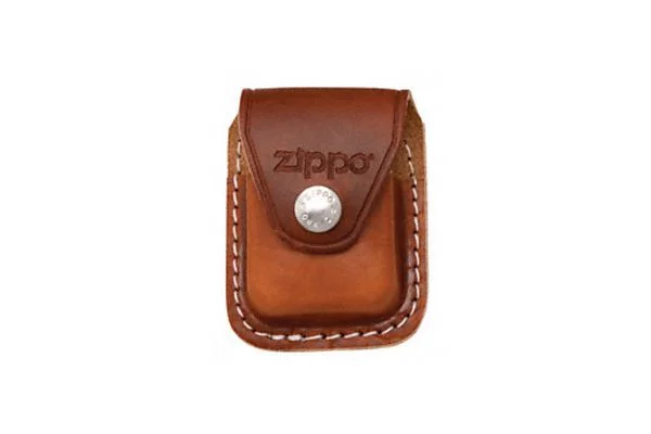 Zdjęcie produktu Etui skórzane ZIPPO z klipem, brązowe