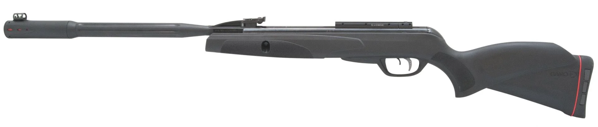 Zdjęcie produktu Karabinek wiatrówka Gamo Black Fusion IGT GASRAM MACH1 k.4,5mm 1-strzał. do 17 J (6110087-BFIGT16J)