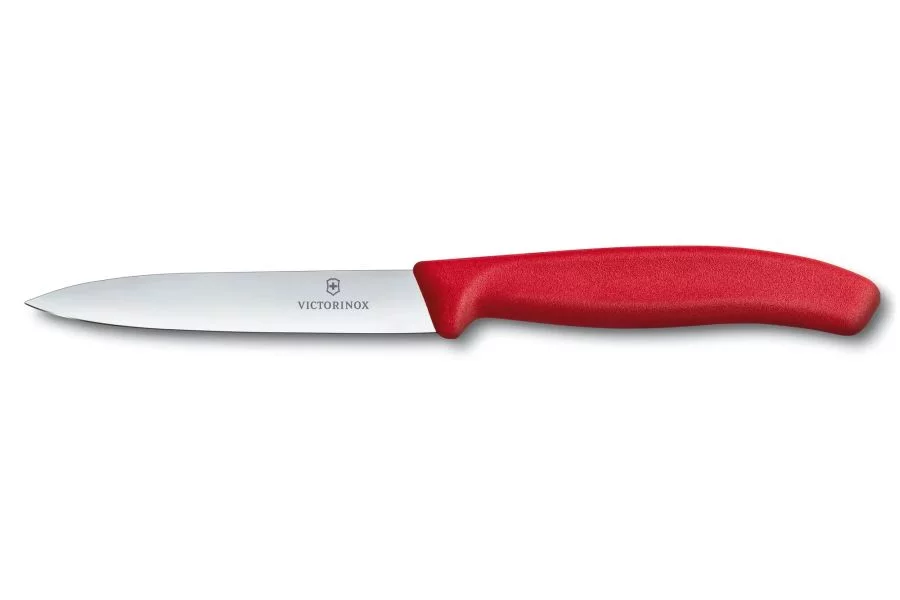 Zdjęcie produktu Nóż kuchenny Victorinox Swiss Classic 10 cm czerwony