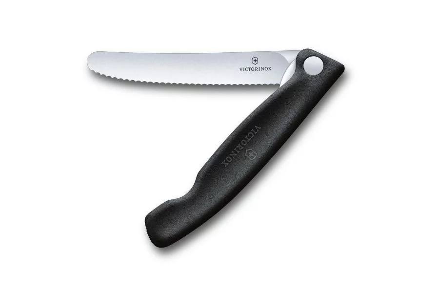 Zdjęcie produktu Nóż kuchenny Victorinox Classic składany, ząbkowany 11 cm czarny