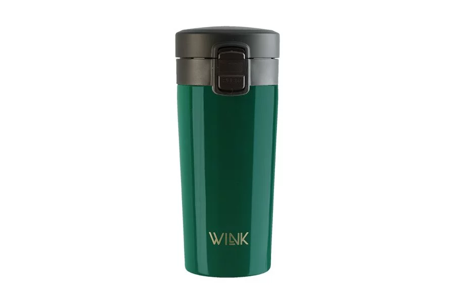 Zdjęcie produktu Kubek Termiczny WINK Dark Green 370 ml.
