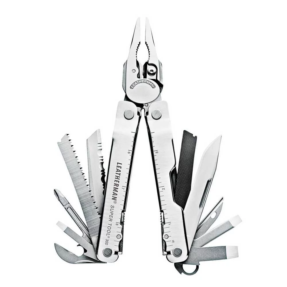 Zdjęcie produktu Multitool Leatherman SUPER TOOL 300 Stainless - 19 narzędzi + etui czarne (831148)