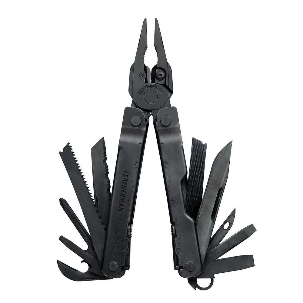 Zdjęcie produktu Multitool Leatherman SUPER TOOL 300 Black - 19 narzędzi + etui molle czarne (831151)
