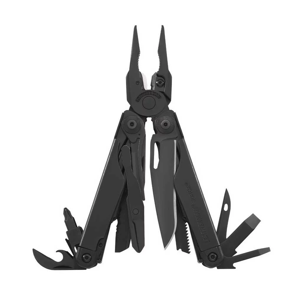 Multitool Leatherman SURGE New Black - 21 narzędzi + etui czarne z kieszonkami (831334)