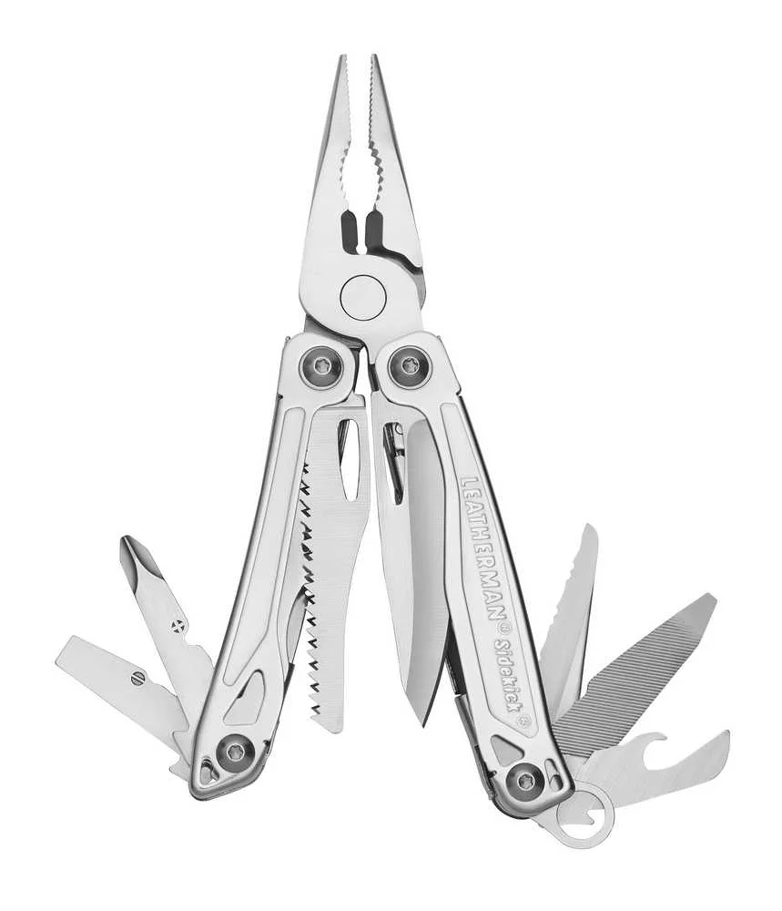 Multitool Leatherman SIDEKICK Stainless - 14 narzędzi + etui czarne (831439)