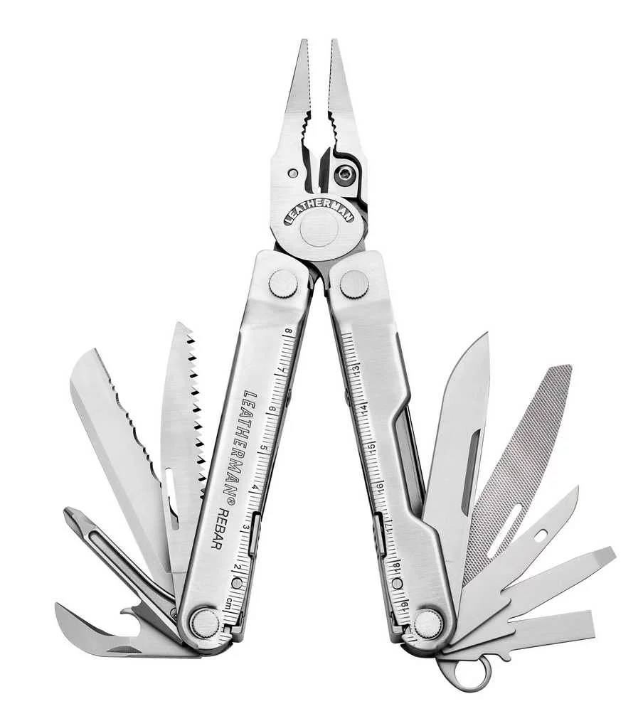 Multitool Leatherman Rebar Silver - 17 narzędzi + etui czarne (831557)