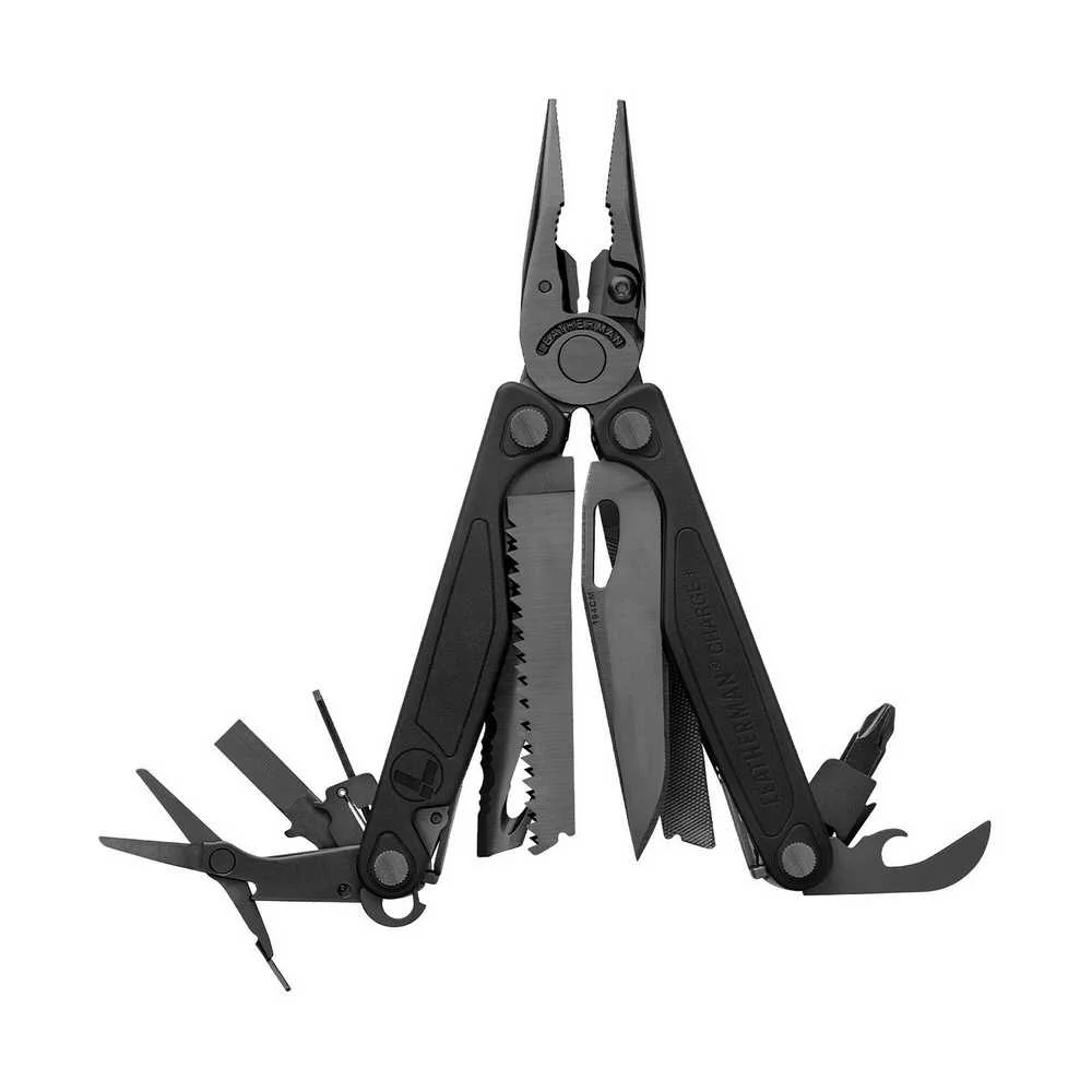 Zdjęcie produktu Multitool Leatherman CHARGE Plus Black - 19 narzędzi + etui molle czarne (832601)