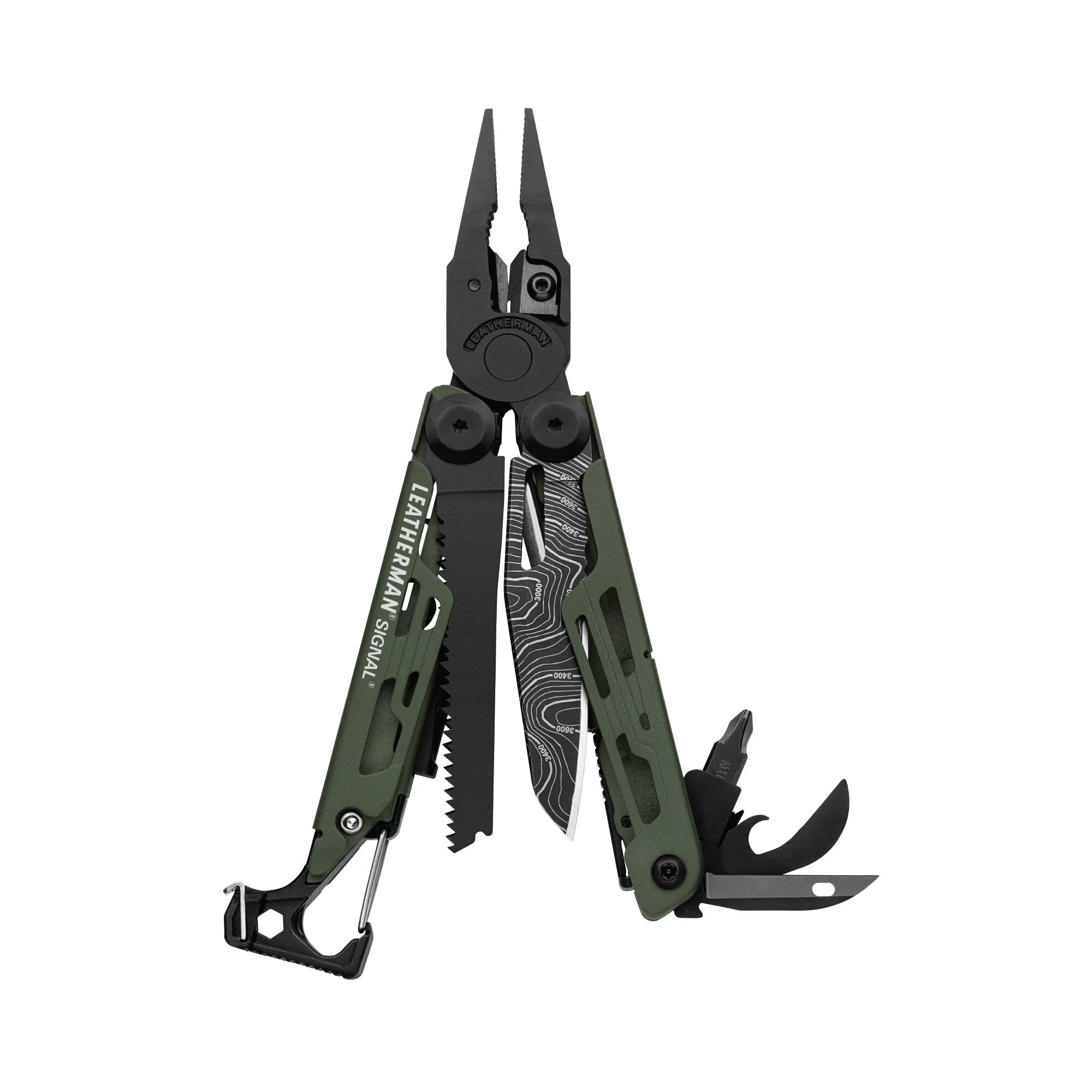 Zdjęcie produktu Multitool Leatherman SIGNAL Green zielony - Oksyda - 19 narzędzi + etui czarne (832692)