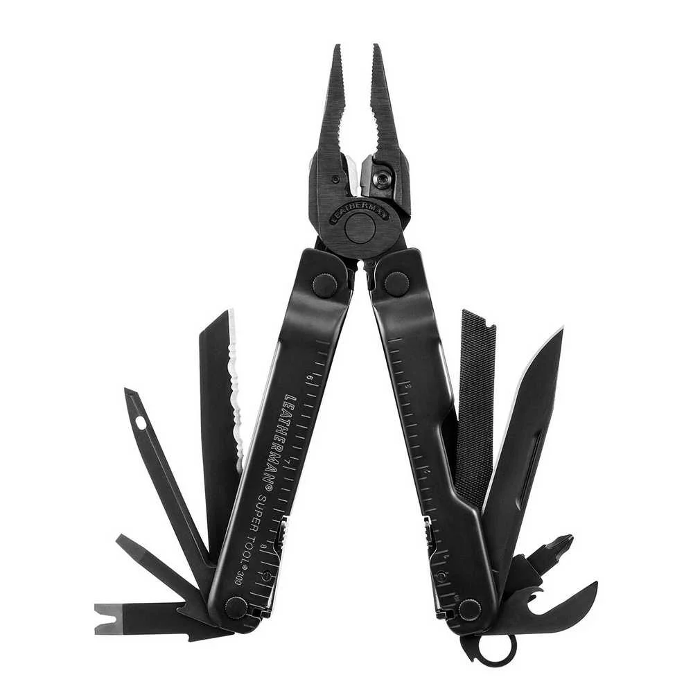 Multitool Leatherman SUPER TOOL 300M Black - 19 narzędzi + etui molle czarne (832758)