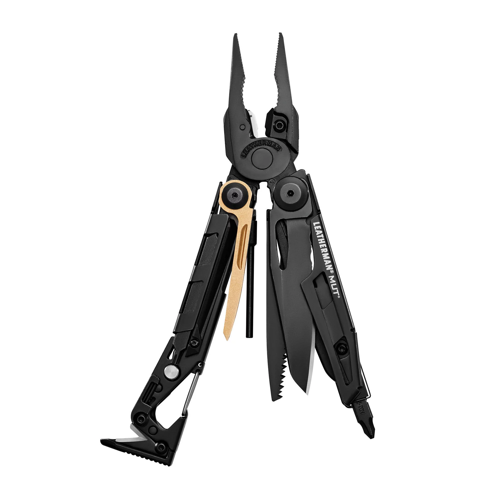 Zdjęcie produktu Multitool Leatherman MUT Black - 16 narzędzi + etui molle czarne (833093)