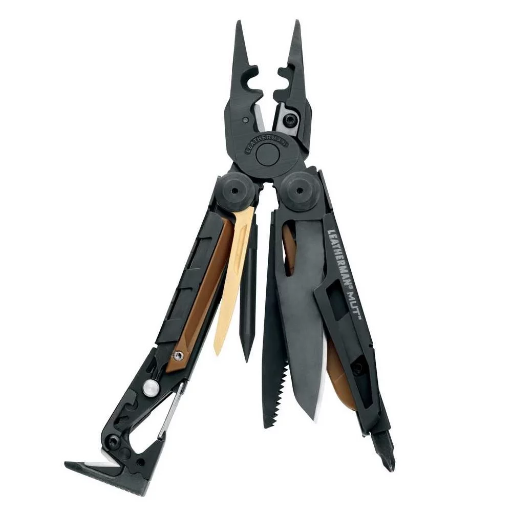 Multitool Leatherman MUT EOD Black - 15 narzędzi + etui molle czarne (833120)