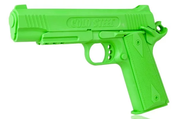 Zdjęcie produktu Atrapa gumowa - pistolet COLT 1911, zielony (K55890)
