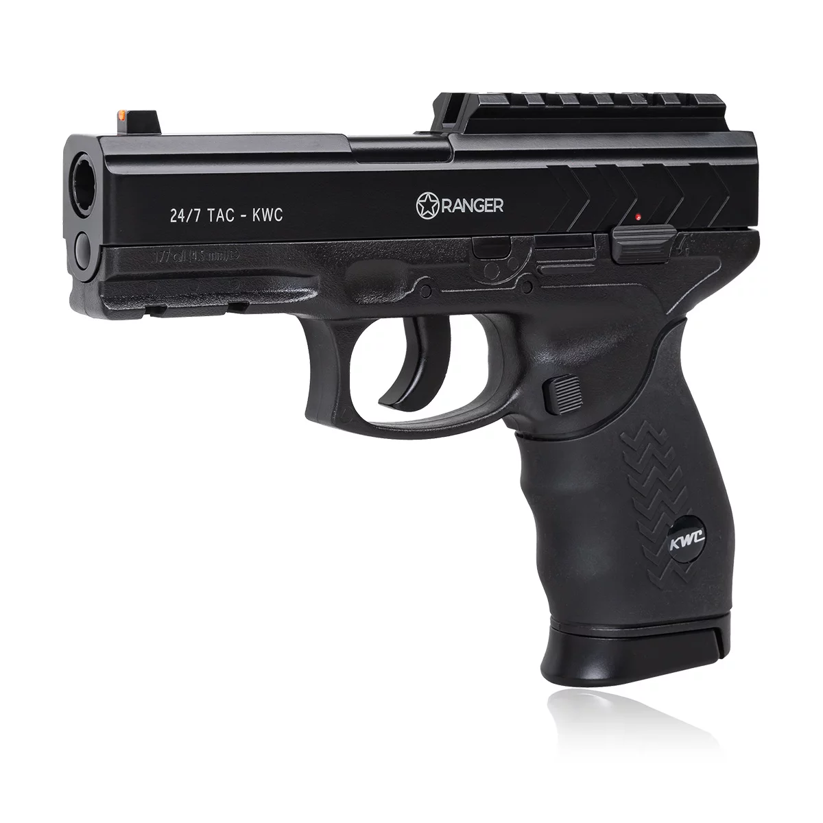 Zdjęcie produktu Pistolet wiatrówka RANGER 24/7 TAC KWC kal. 4,5 Diabolo 16 strz. METAL SLIDE CO2 (AAKCPD463AZB)