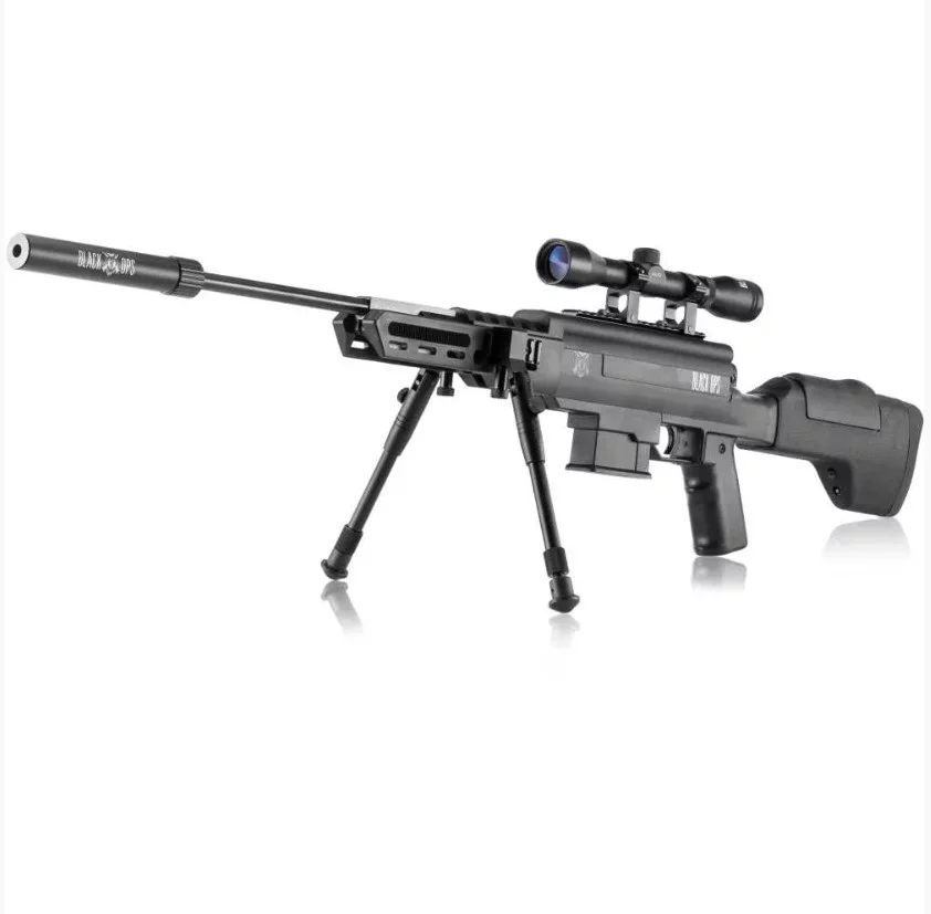Zdjęcie produktu Karabinek wiatrówka Black Ops Sniper kal. 4,5 mm - zestaw, Ekp do 17J (160.00.001)