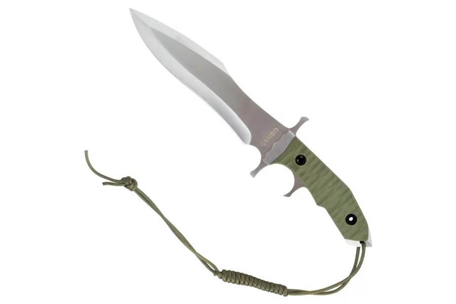 Zdjęcie produktu Nóż Rambo V Cinema Classic z pochwą skórzaną (CC-H5)