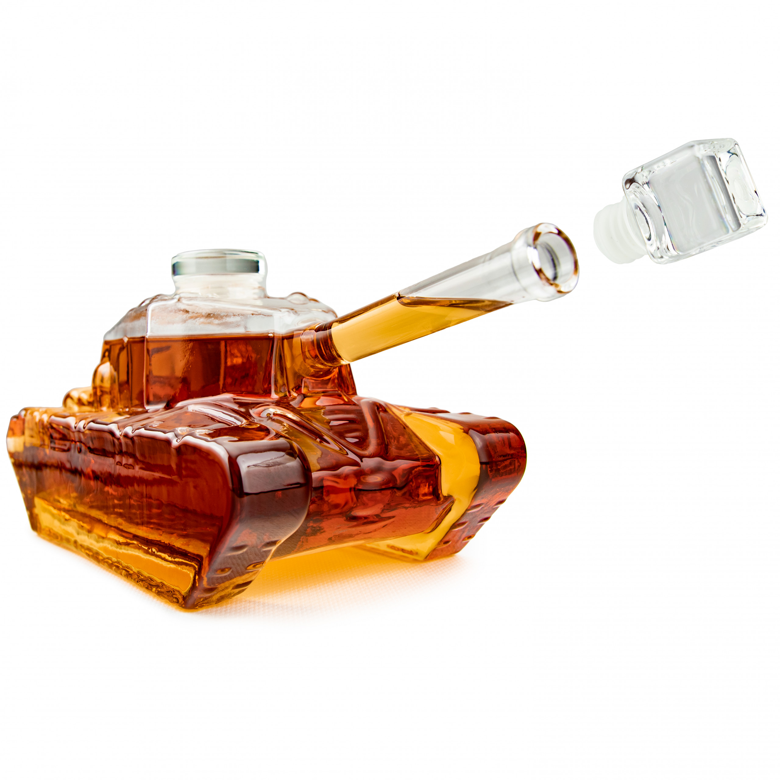 Zdjęcie produktu Karafka szklana w kształcie czołgu TANK Decanter