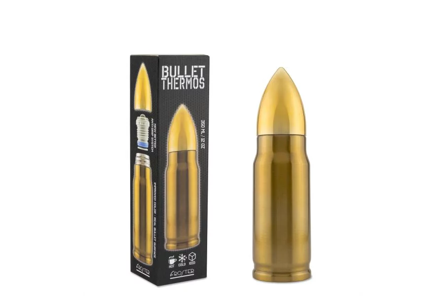 Zdjęcie produktu Termos Bullet Brass nabój 350 ml