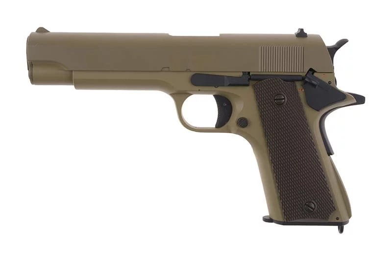 Zdjęcie produktu Pistolet ASG CYMA CM123 - tan (bez akumulatora) (CYM-01-019696)