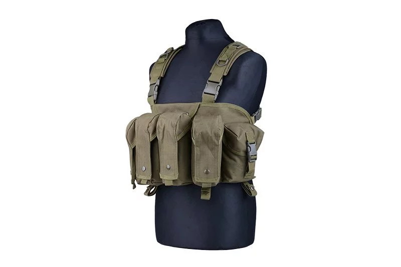 Kamizelka taktyczna typu Commando Chest - oliwkowa (GFT-18-009670)