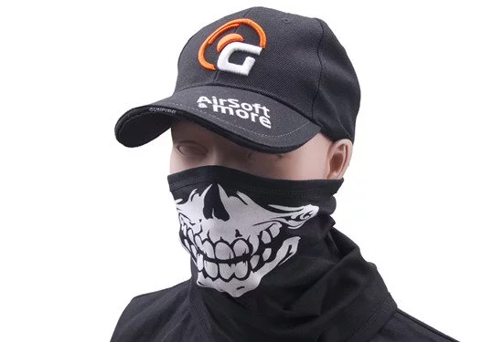 Zdjęcie produktu Pół kominiarka termoaktywna z nadrukiem - CZARNA XL (GFT-23-002346)