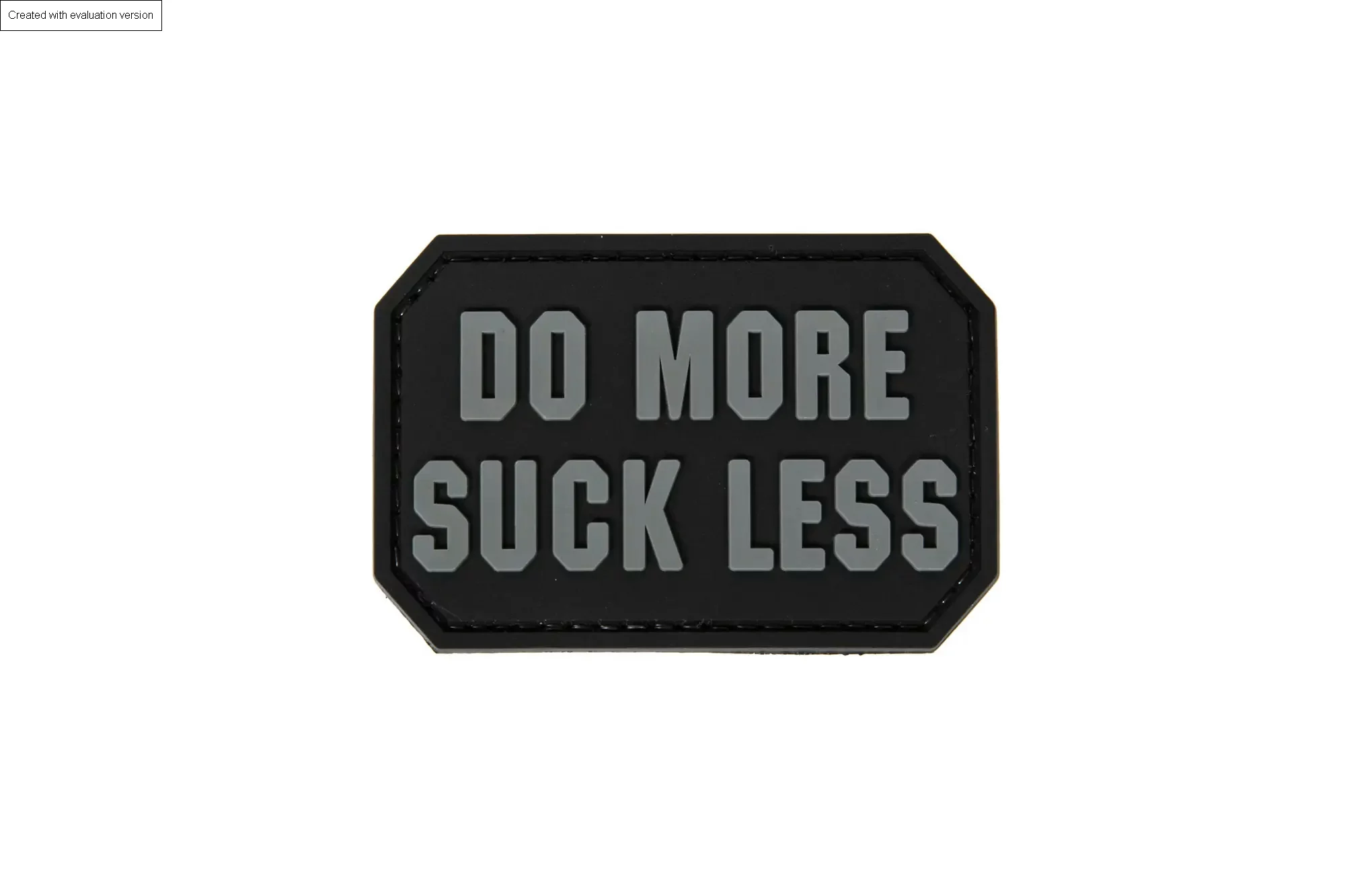 Zdjęcie produktu Naszywka PVC - Do more, suck less. (GFT-30-035497)