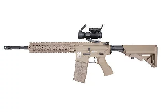 Zdjęcie produktu Karabinek ASG G&G CM16 R8-L - tan (GIG-01-004795)