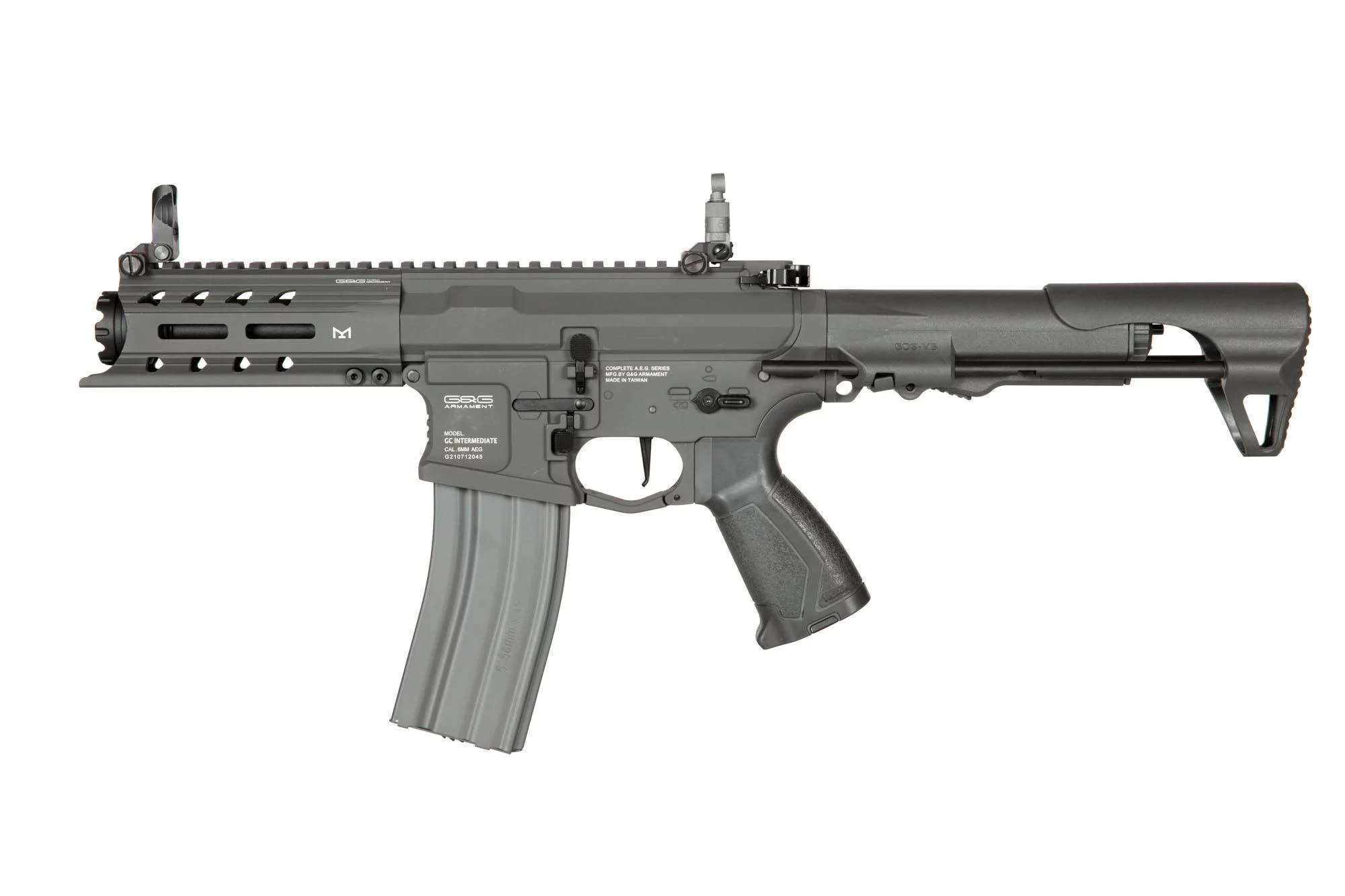 Zdjęcie produktu Karabinek ASG G&G Armament ARP556 - Battleship Grey (GIG-01-033383)