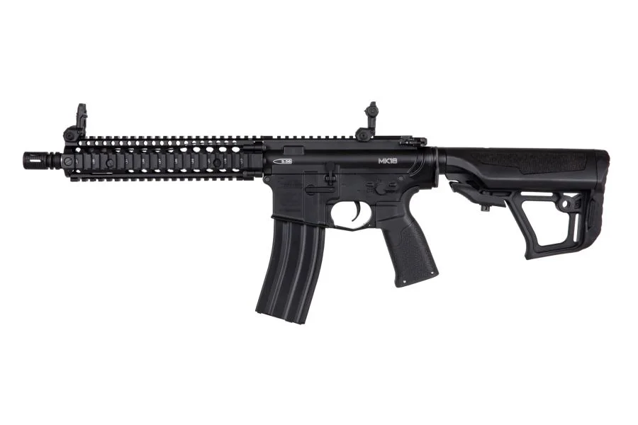 Karabinek ASG szturmowy ICS DD MK18 SIII Czarna